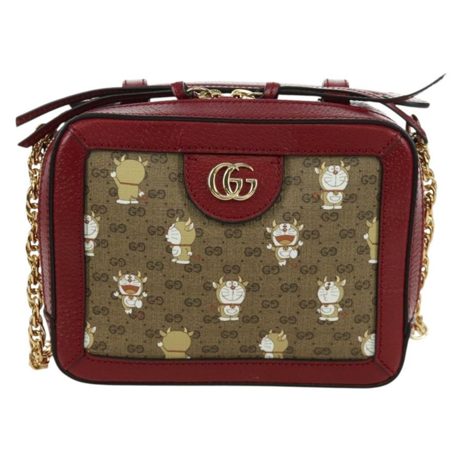 【日本直送】GUCCI Micro GG Supreme Doraemon 聯名款 PVC 包 655596 正品 YKZ730SAM-12