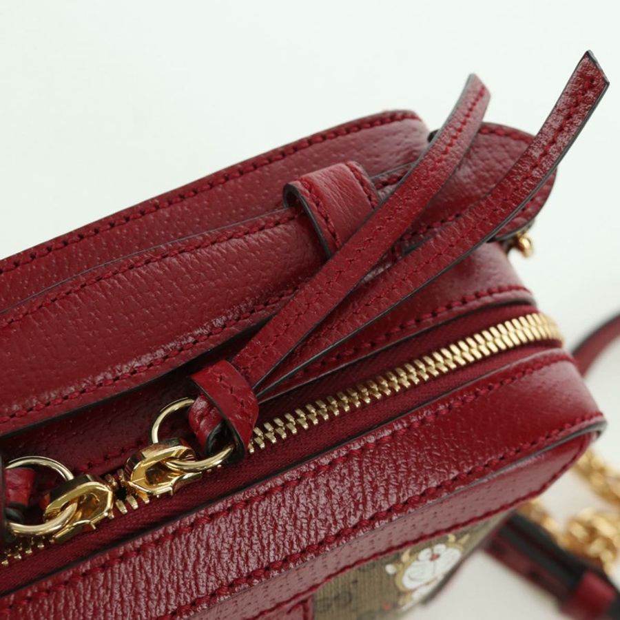 【日本直送】GUCCI Micro GG Supreme Doraemon 聯名款 PVC 包 655596 正品 YKZ730SAM-18