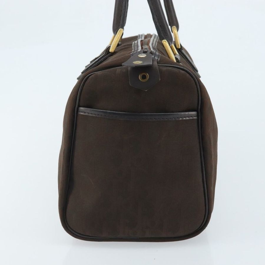 【日本直送】Christian Dior Trotter帆布手提包 棕色金色 正品 mr2225A-2