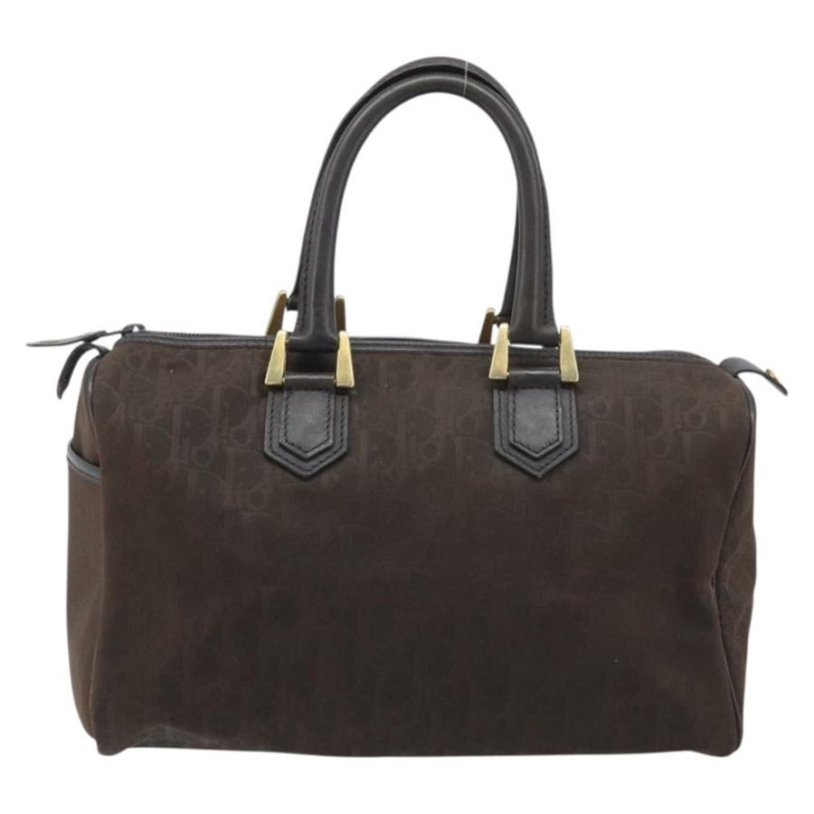【日本直送】Christian Dior Trotter帆布手提包 棕色金色 正品 mr2225A-12