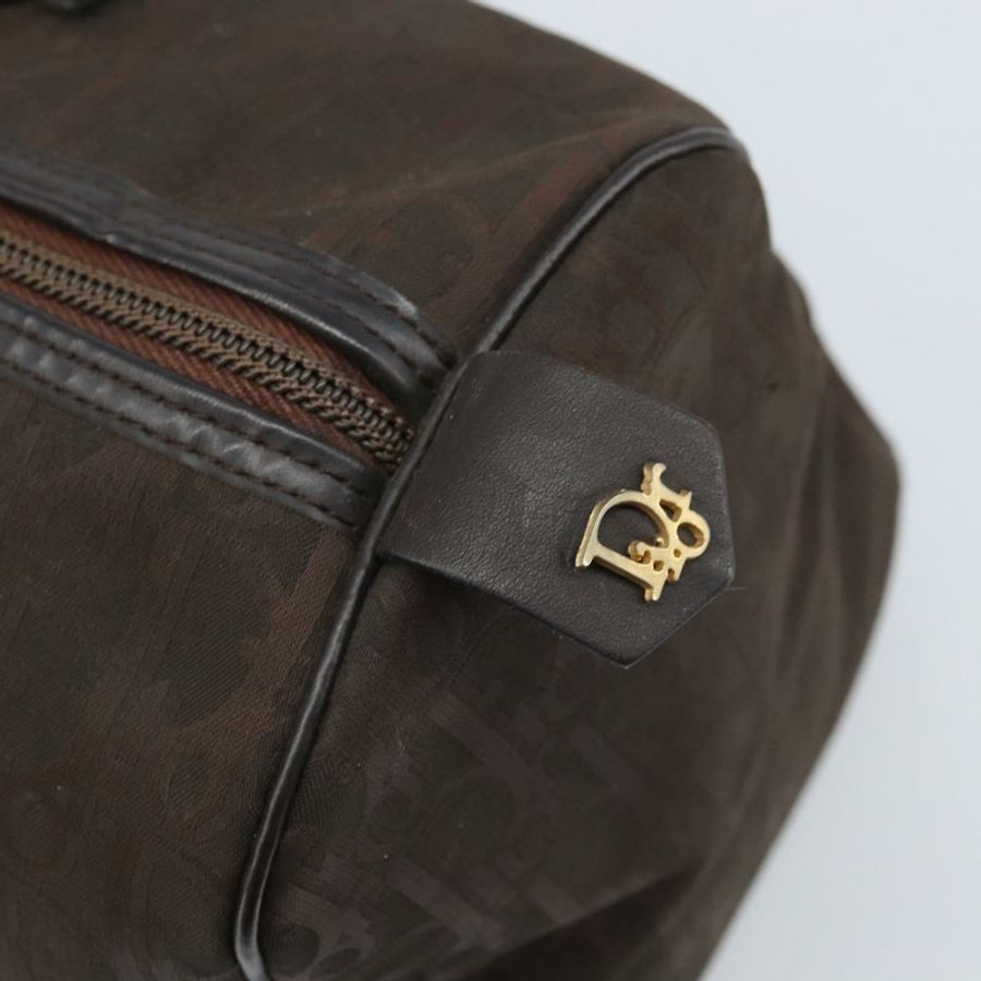 【日本直送】Christian Dior Trotter帆布手提包 棕色金色 正品 mr2225A-16