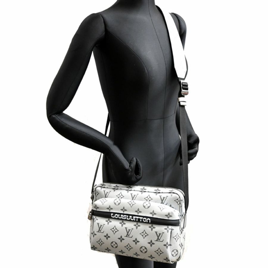 路易威登 Reflect Messenger PM 男女單肩包 M43859(已停產)Monogram 帆布銀色-9