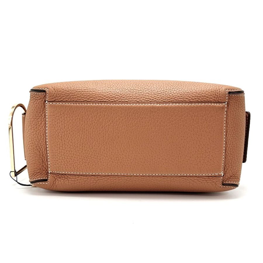 DELVAUX 棕色金扣CoolBox系列 中號手提肩背斜背包27*17*12 98新配件塵袋*2 卡冊 保卡-3