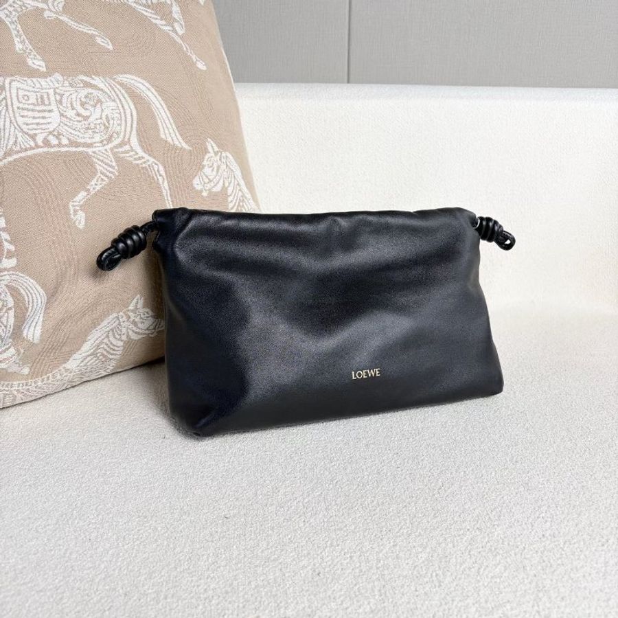 ️Loewe Flamenco福袋包 黑色29*18*10 98新配件塵袋 肩帶 鏈條-3