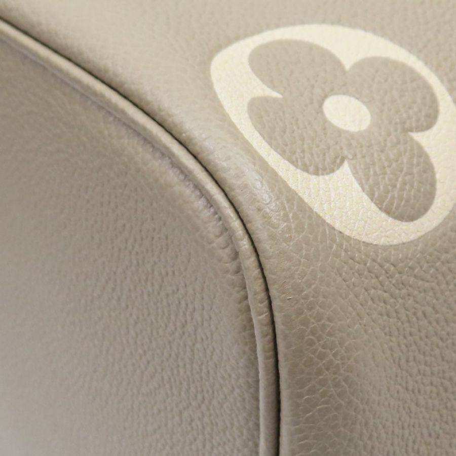 9成新 LOUIS VUITTON LV 灰色 原花牛皮 NeoNoe MM 肩背包 M45555-5