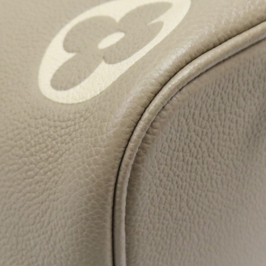 9成新 LOUIS VUITTON LV 灰色 原花牛皮 NeoNoe MM 肩背包 M45555-10