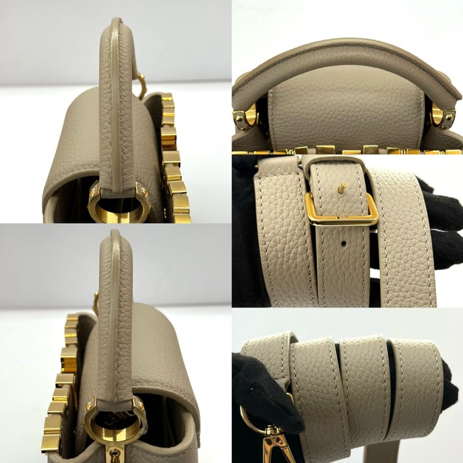 LOUIS VUITTON 路易威登 灰色TAURILLON CAPUCINES MINI 2WAY FLOWER CROWN M11341-5