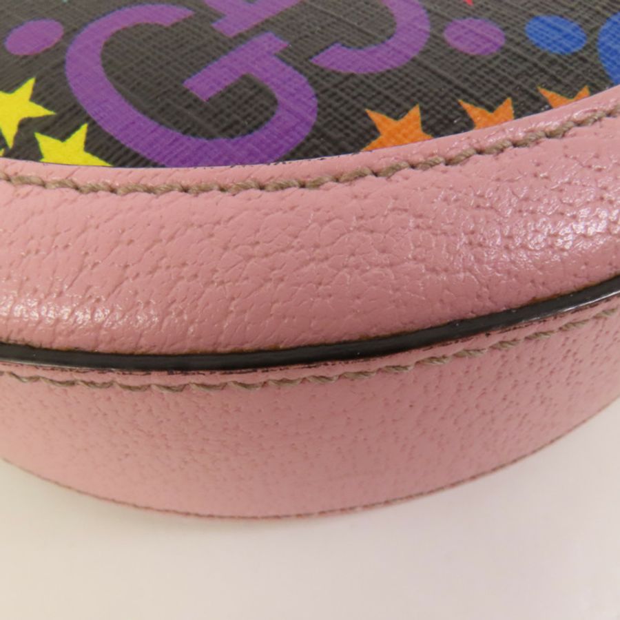 GUCCI 塗層帆布GG Psychedelic Shoulder Bag肩背袋-13