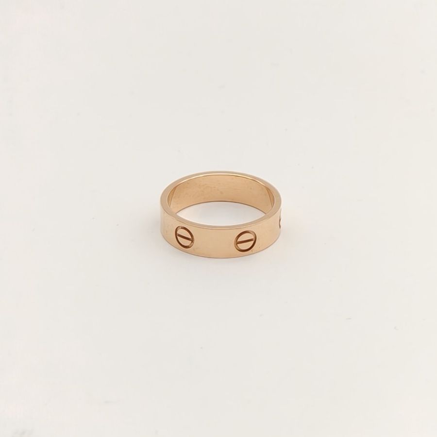 TIFFANY&CO 18K玫瑰金玫瑰金素圈戒指54-4