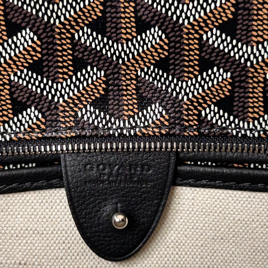 Goyard Artois 黑色老花拉鍊托特包 2022年-4