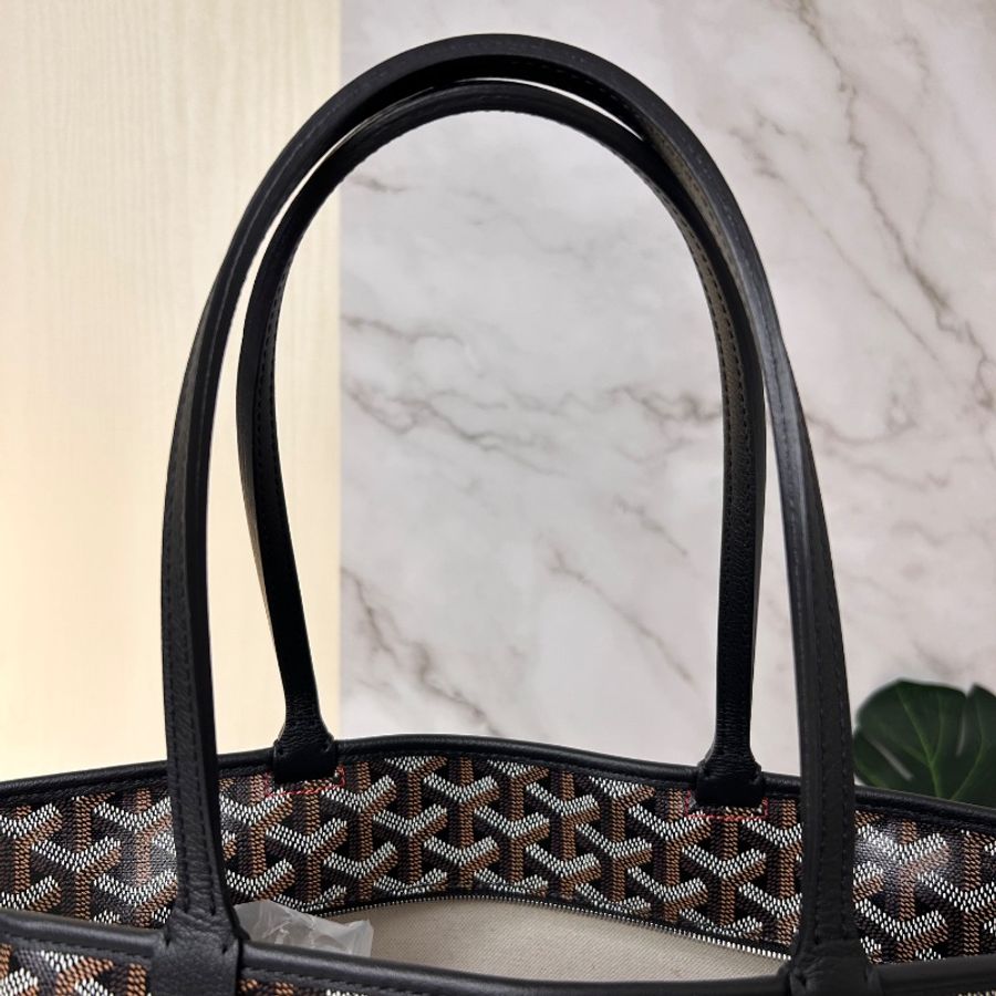 Goyard Artois 黑色老花拉鍊托特包 2022年-12