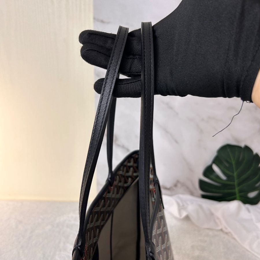 Goyard Artois 黑色老花拉鍊托特包 2022年-20