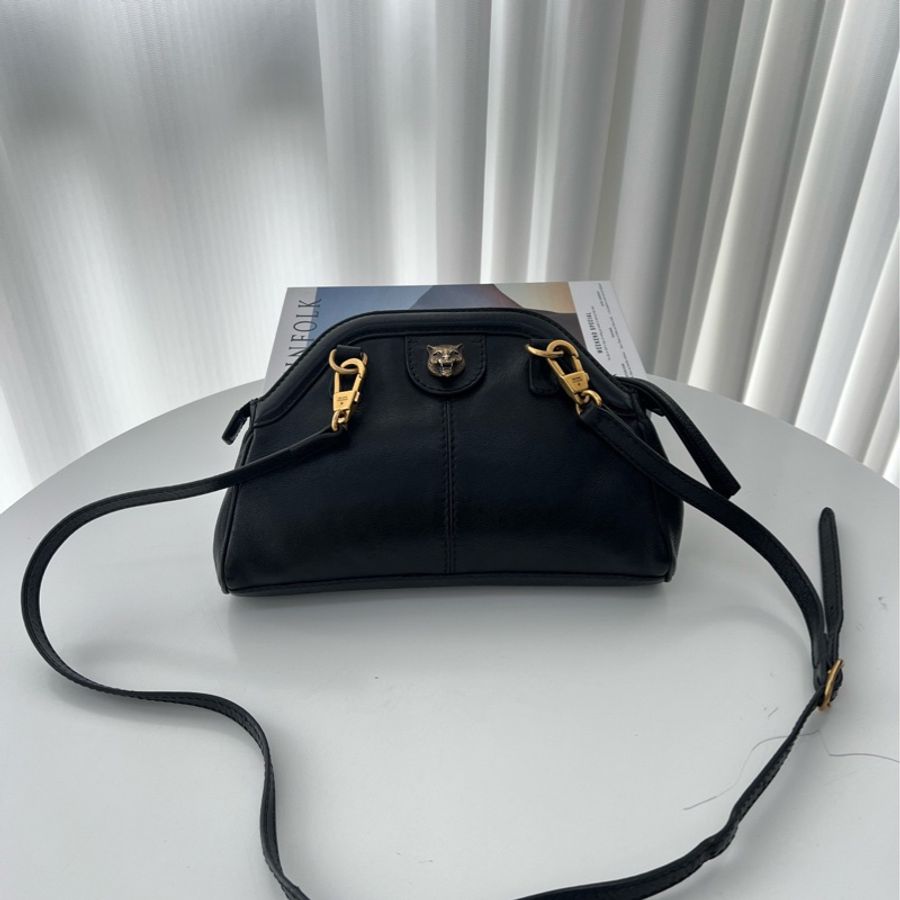 GUCCI古馳，rebelle黑色雙麵包-1