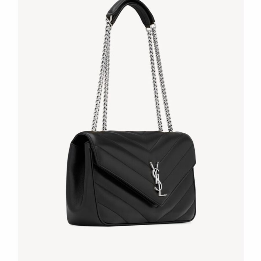 Saint Laurent 女士 loulou中號絎縫小羊皮單肩包均碼碼中號、29cm*8cm*17cm-3