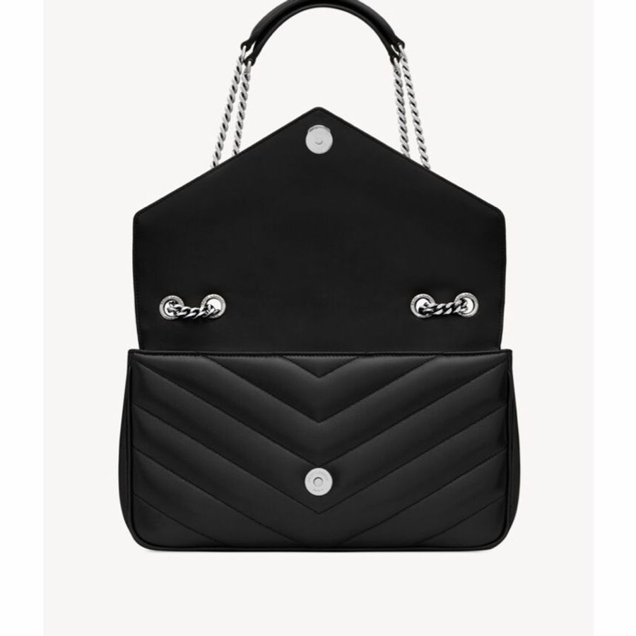 Saint Laurent 女士 loulou中號絎縫小羊皮單肩包均碼碼中號、29cm*8cm*17cm-4