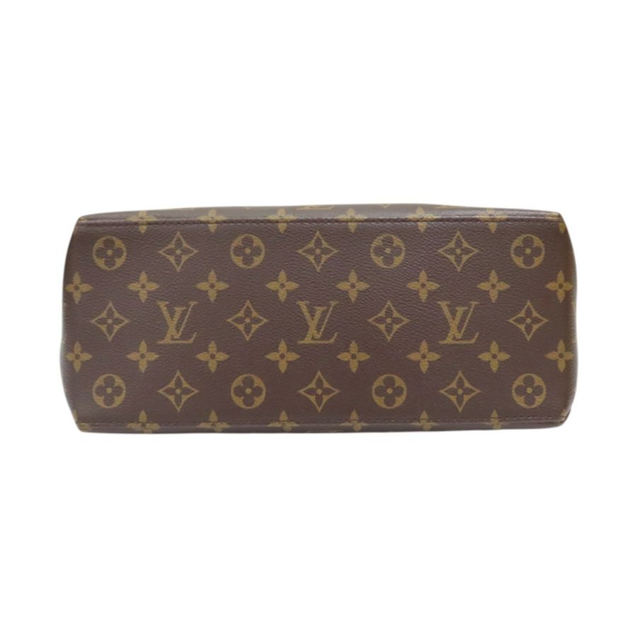 棕色 原花 PVC帆布 Grand Palais 两用包 無鎖頭【LOUIS VUITTON LV 路易威登】 M45898-3