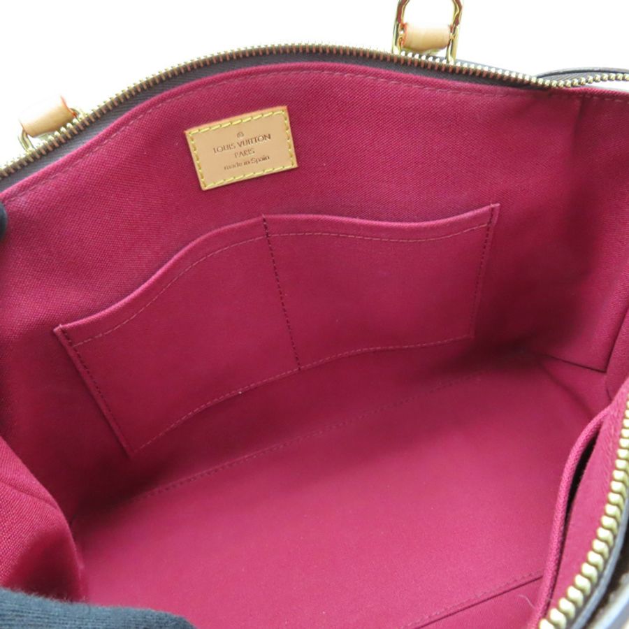 棕色 原花 PVC帆布 Grand Palais 两用包 無鎖頭【LOUIS VUITTON LV 路易威登】 M45898-4