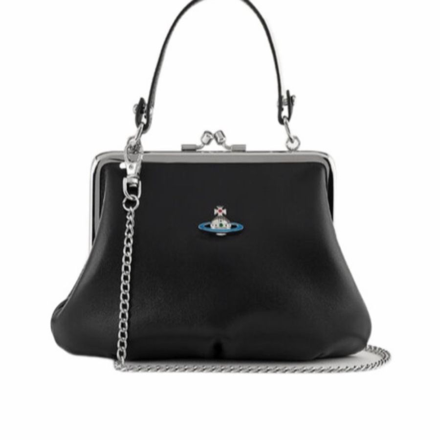 Vivienne Westwood 女士 徽標斜跨包均碼碼24cm*5cm*17cm-2