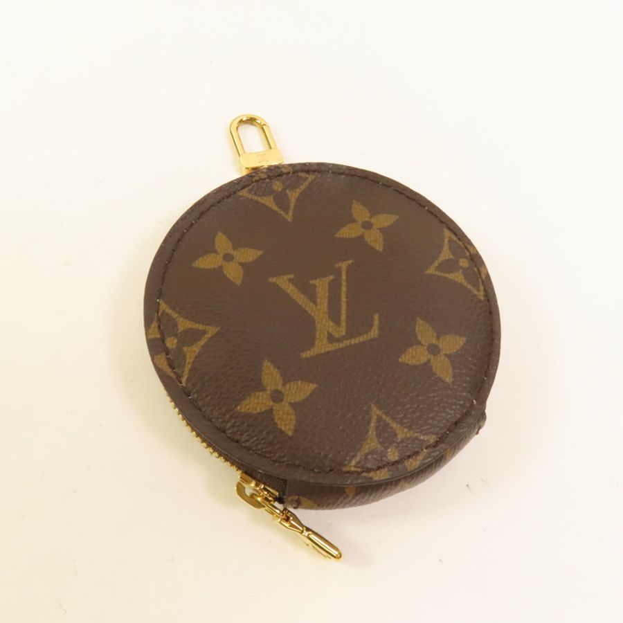 LOUIS VUITTON Monogram Multi Pochette Accessoires金扣手挽肩背兩用袋棕色-6
