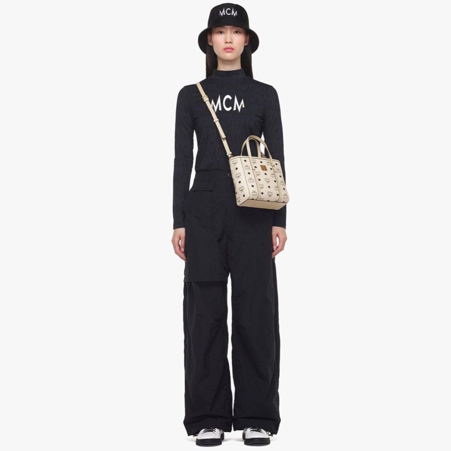 MCM 女士 迷你徽標字母單肩包均碼 通用碼18.5cm*9.5cm*19cm-5