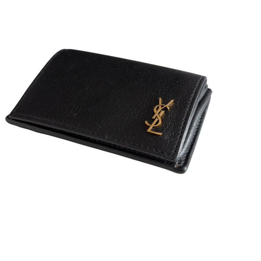 SAINT LAURENT YSL Tiny Cassandre 卡片零錢包-7