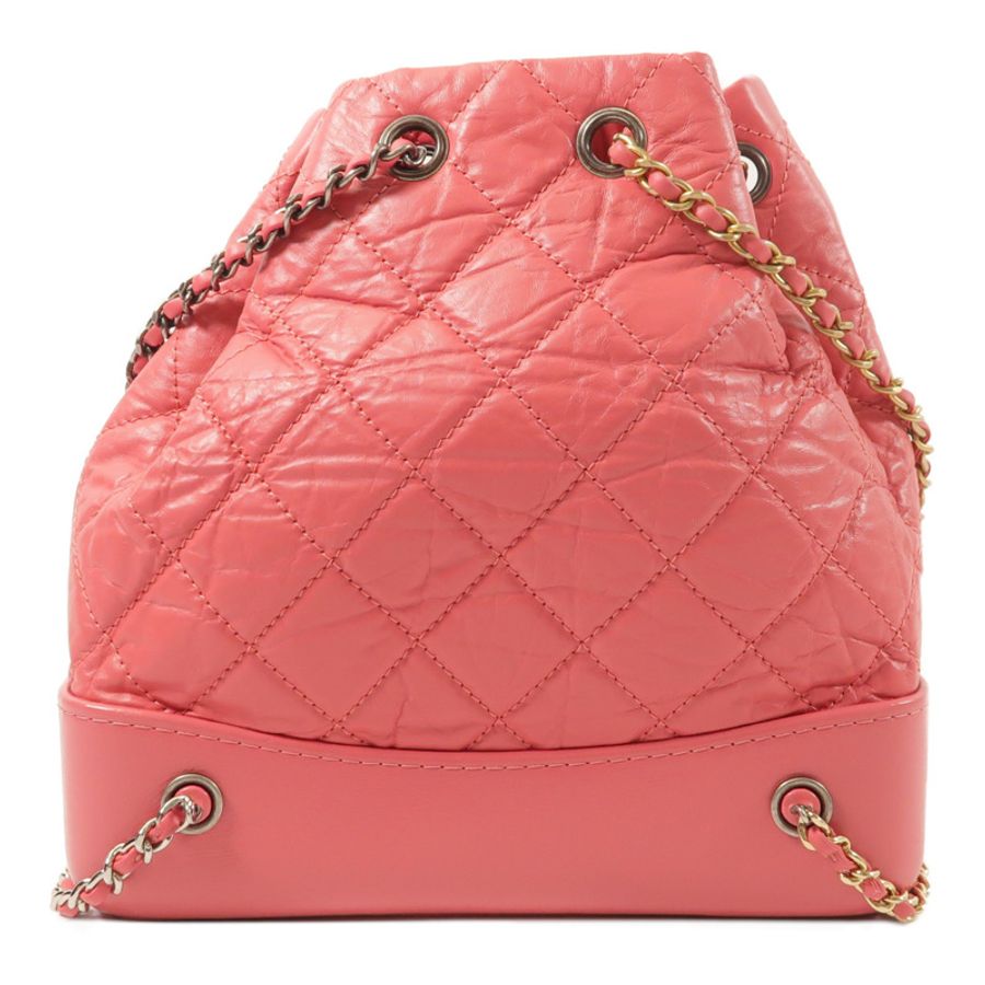 CHANEL 牛皮皮革Gabrielle Backpack鏈帶肩背袋-1