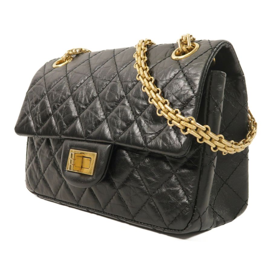CHANEL 牛皮皮革2.55 Mini鏈帶肩背袋-2