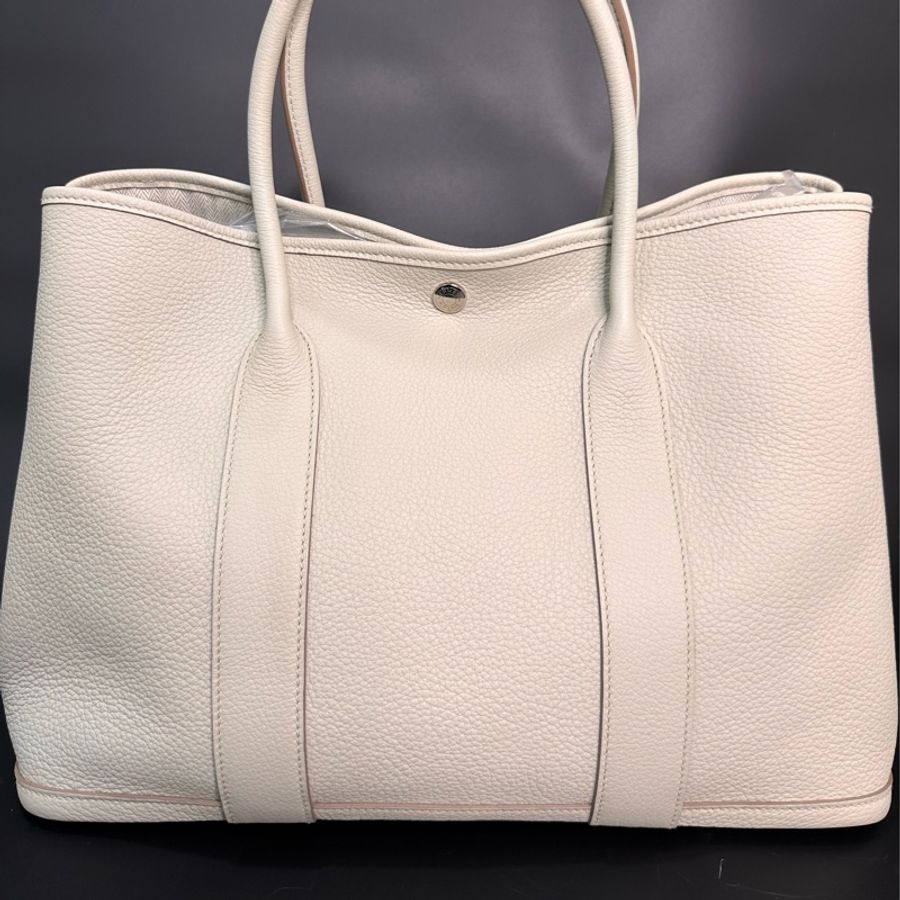 HERMÈS Tasche garden party 36 Benton 8L 冰川白-6