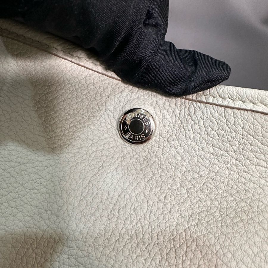HERMÈS Tasche garden party 36 Benton 8L 冰川白-10