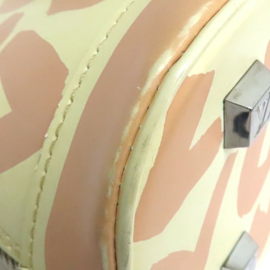 米色 牛皮 塗鴉 Alma Horizontal 手提包【LOUIS VUITTON LV 路易威登】 M92176-9