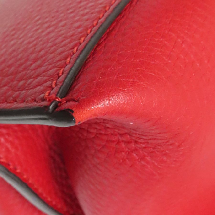 紅色 牛皮 Bamboo Daliy 兩用包【GUCCI 古馳】 370831-12