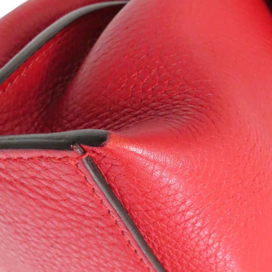 紅色 牛皮 Bamboo Daliy 兩用包【GUCCI 古馳】 370831-13