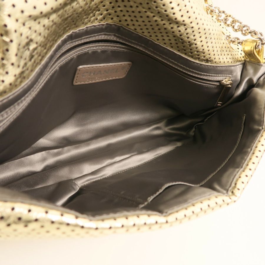 CHANEL 牛皮皮革Shoulder Bag鏈帶肩背袋-4