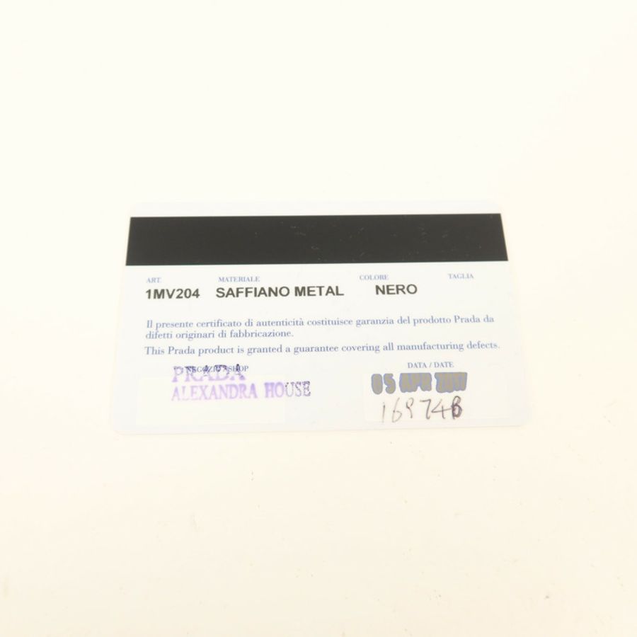 PRADA Saffiano皮革Small Bifold Wallet錢包-8