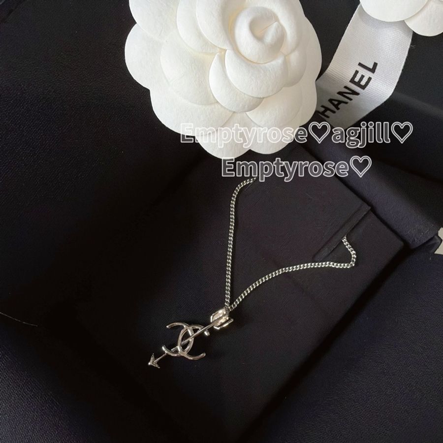 Chanel 26S全新項鏈💘愛神邱比特 銀色項鏈-2