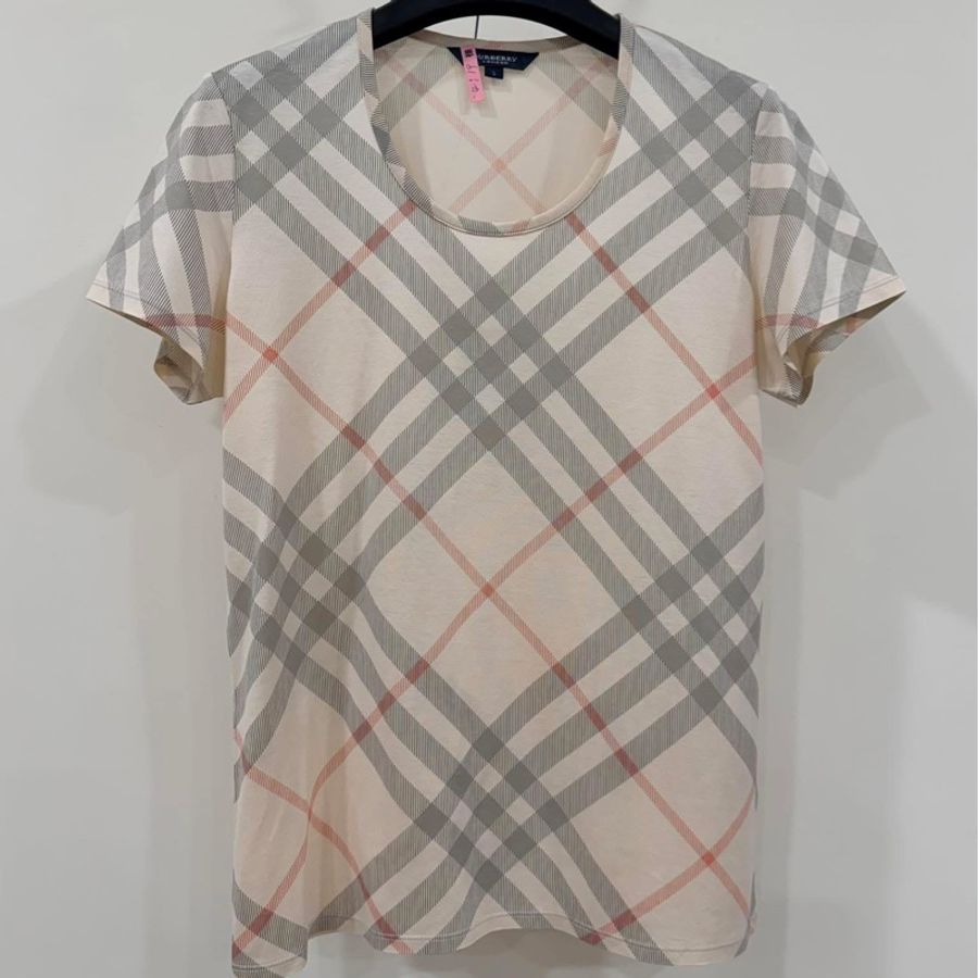 BURBERRY 倫敦 格紋短袖上衣-2