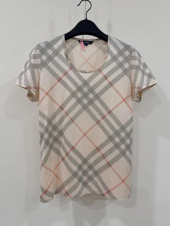 BURBERRY 倫敦 格紋短袖上衣-2