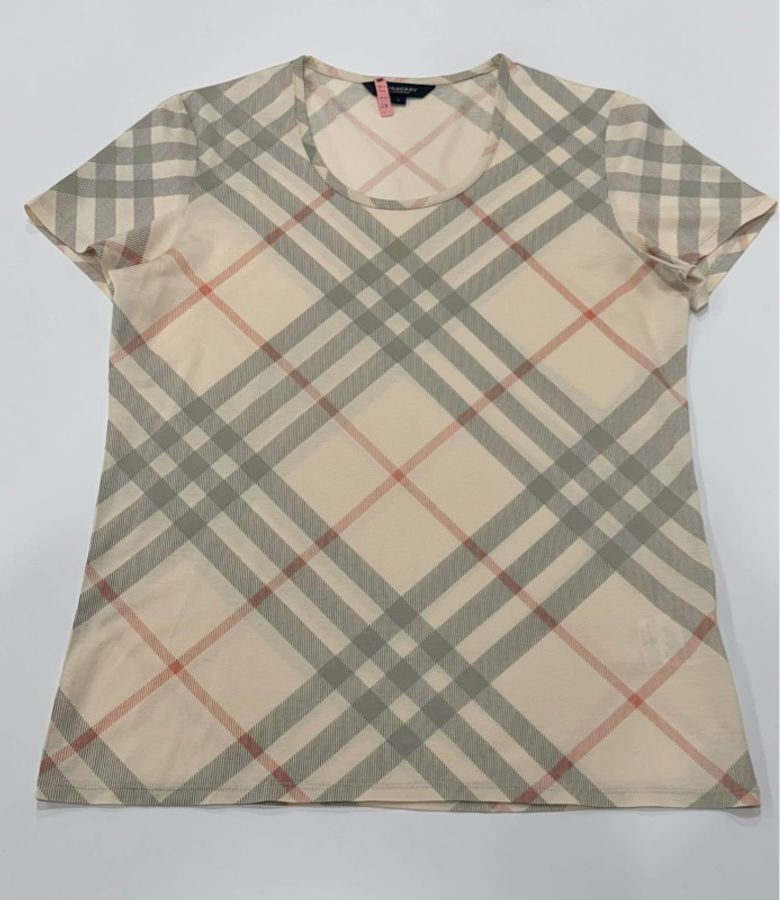 BURBERRY 倫敦 格紋短袖上衣-7