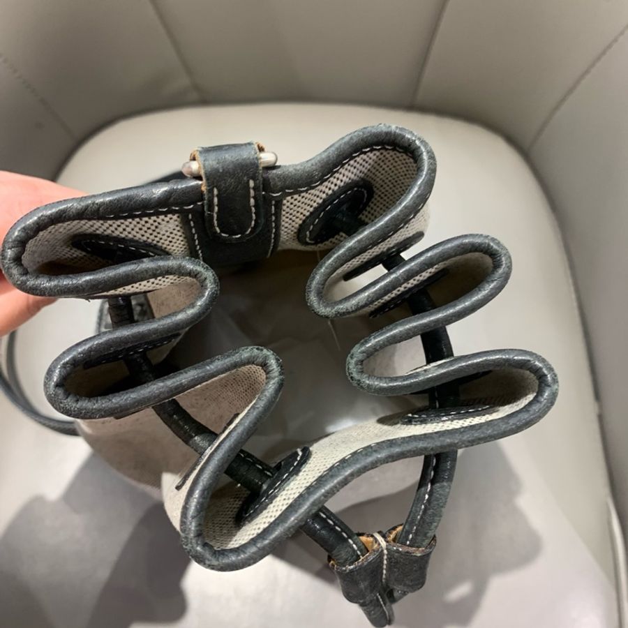 【95新 ✨ 全網最低價!】 愛馬仕 Hermes 刺繡熊貓斜挎包 水桶包(下單前先詢問庫存❗️❗️)-4