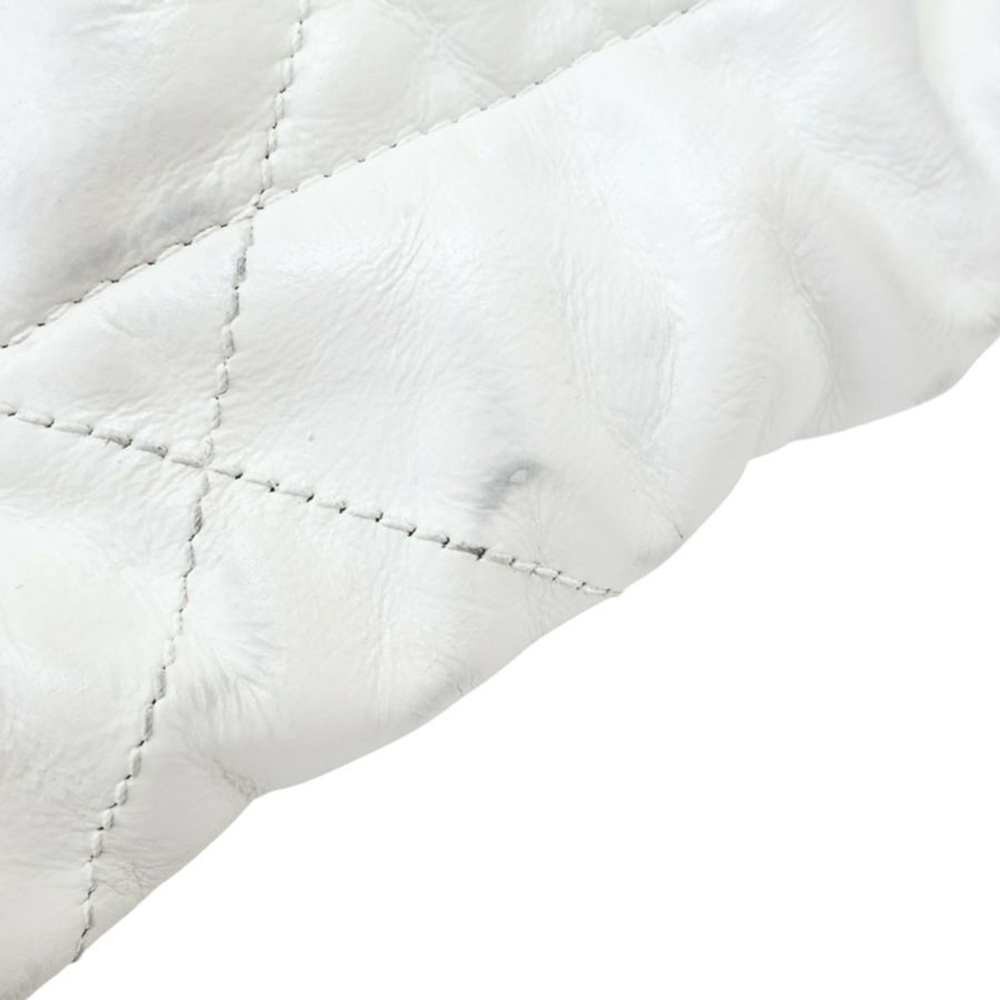 白色 牛皮 22 鍊帶 肩背包 金釦【CHANEL 香奈兒】 AS3260-17