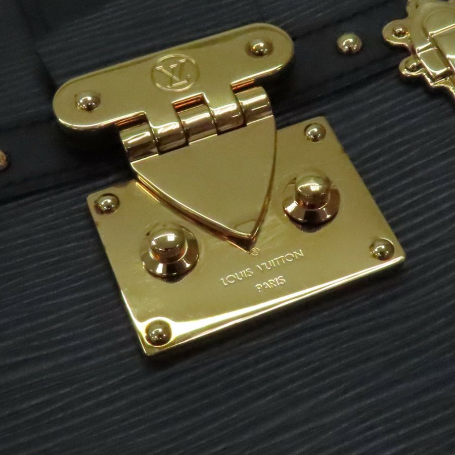 黑色 牛皮 Epi水波紋 Trunk Clutch 肩背包【LOUIS VUITTON LV 路易威登】 M53052-6
