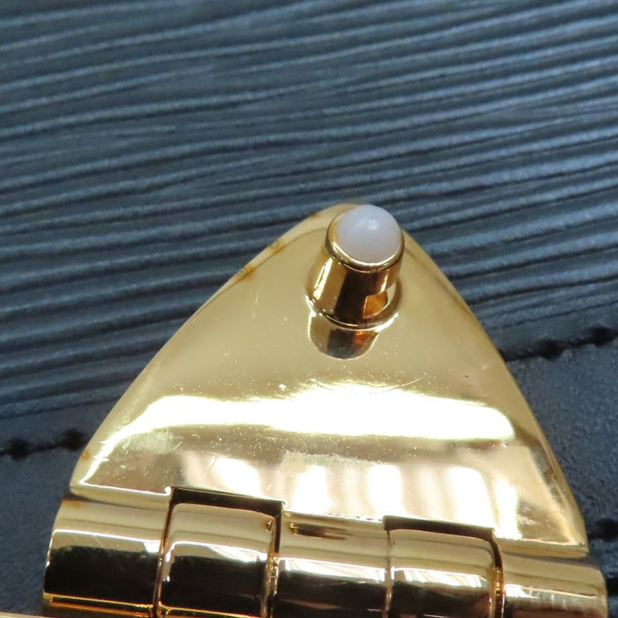 黑色 牛皮 Epi水波紋 Trunk Clutch 肩背包【LOUIS VUITTON LV 路易威登】 M53052-13