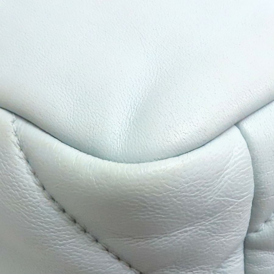 藍色 菱格紋 羊皮 Chanel 19 肩背包 金釦【CHANEL 香奈兒】 AS1160-15