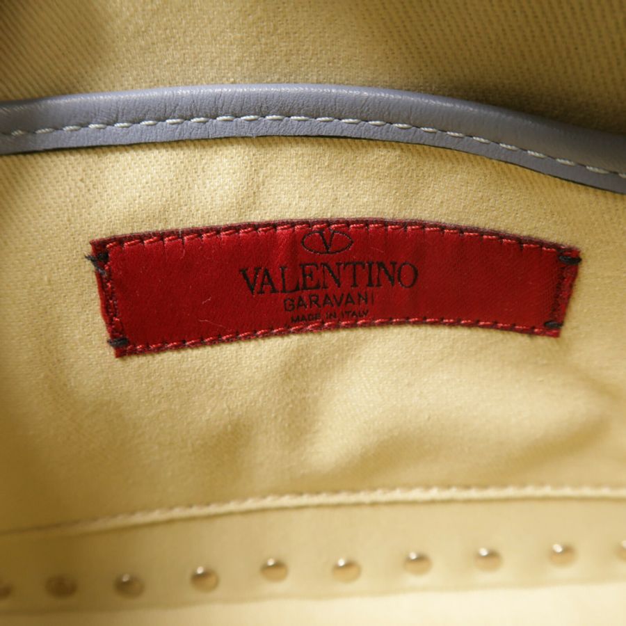 Valentino 牛皮皮革Garavani Rockstud肩背袋-5