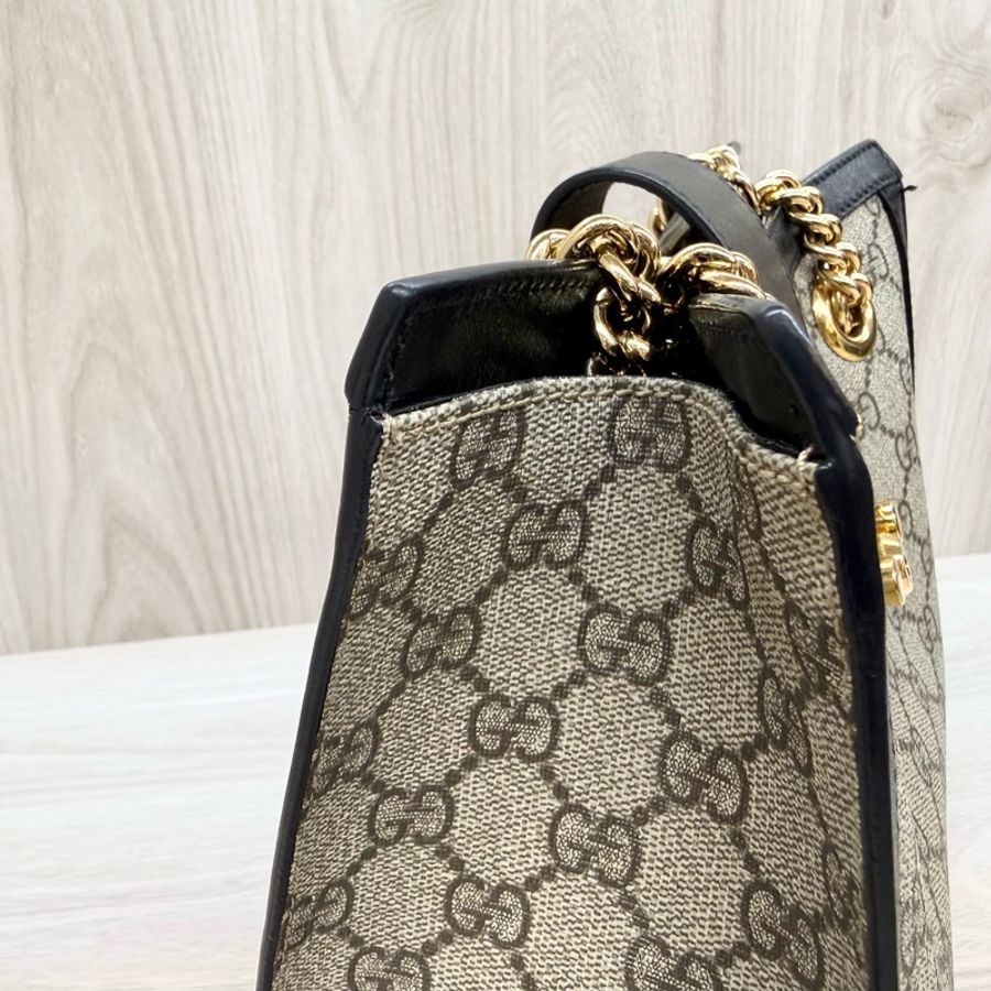 GUCCI🖤黑Padlock小號托特包498156-9
