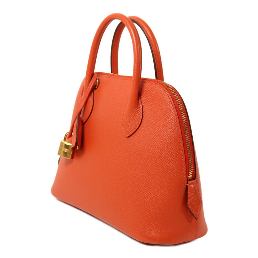 HERMES Epsom皮革Bolide 27金扣手挽肩背兩用袋Capucine-2