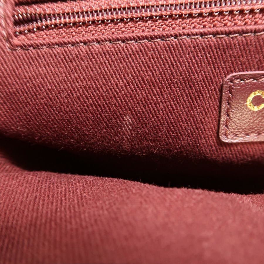 CHANEL 牛皮皮革Affinity Backpack金扣鏈帶背包-16