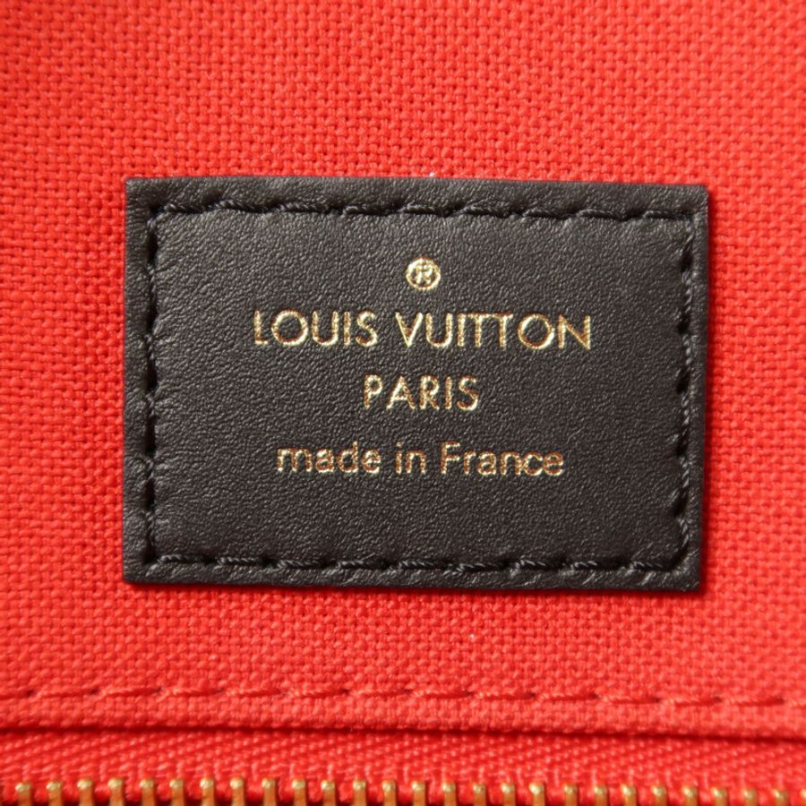 LOUIS VUITTON Monogram Giant/Monogram Reverse On The Go MM金扣手挽肩背兩用袋-11