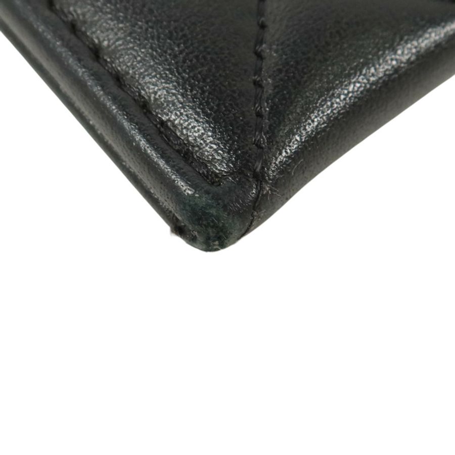 CHANEL 羊皮皮革Boy Chanel Zipper Long Wallet金扣長錢包-10