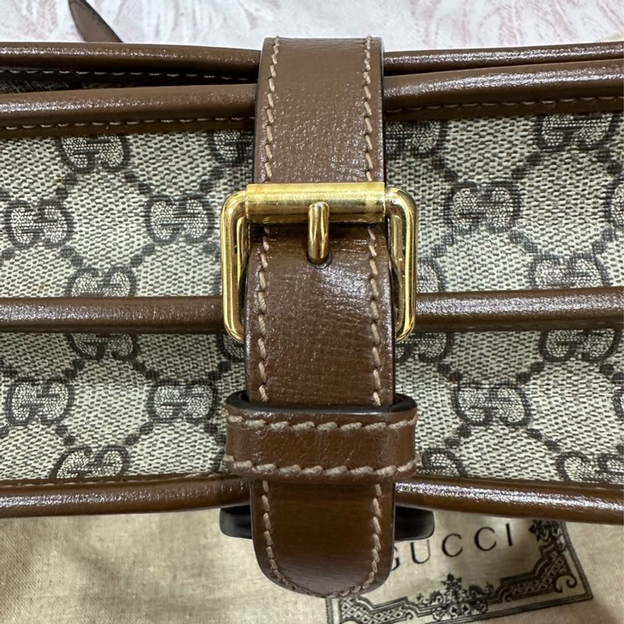 Gucci Retro 老花 風琴郵差包-2